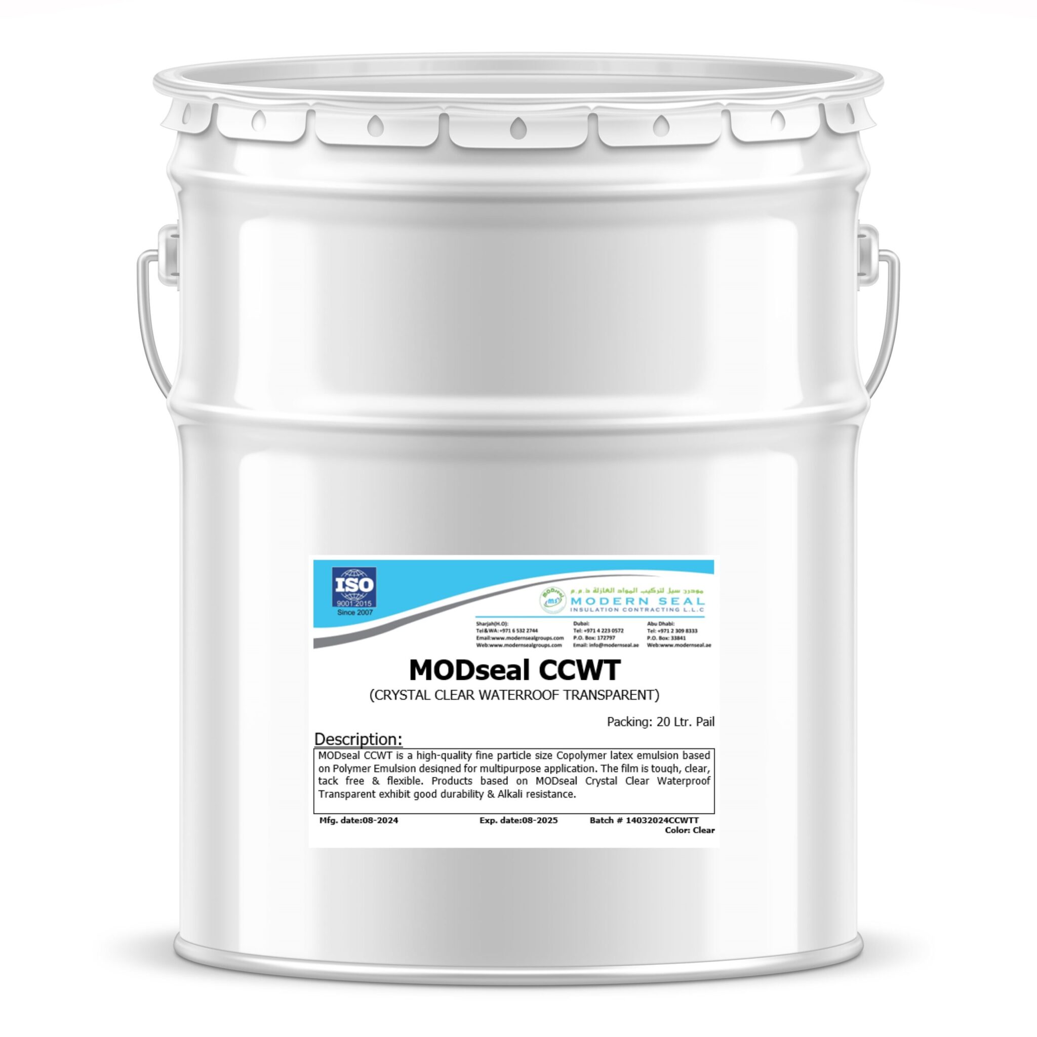 MODseal CCWT (Crystal Clear Waterproofing Transparent Coating) - Home
